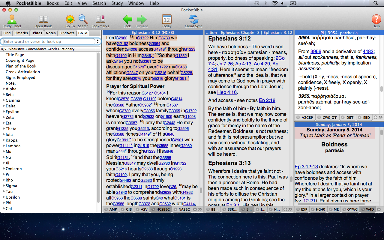 PocketBible Bookstore for Mac OS X